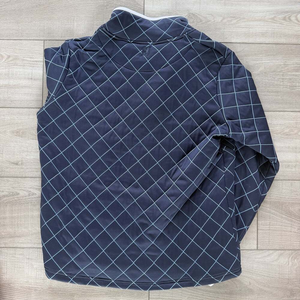 FootJoy Golf Leisure Women's Snap Pullover L Navy - Picture 2 of 4